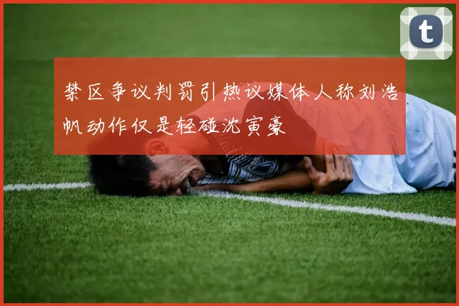 禁区争议判罚引热议媒体人称刘浩帆动作仅是轻碰沈寅豪